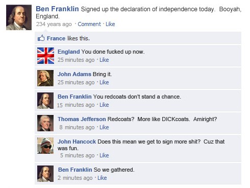 funny statuses for facebook. #39;Historic#39; Facebook Status